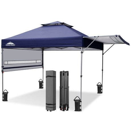 17x10 Pop up Gazebo Canopy Tent, Dual Awnings - Eagle Peak®