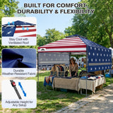 17x10 Pop up Gazebo Canopy Tent, Dual Awnings - Eagle Peak®