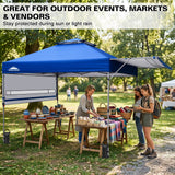 17x10 Pop up Gazebo Canopy Tent, Dual Awnings - Eagle Peak®