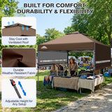 17x10 Pop up Gazebo Canopy Tent, Dual Awnings - Eagle Peak®
