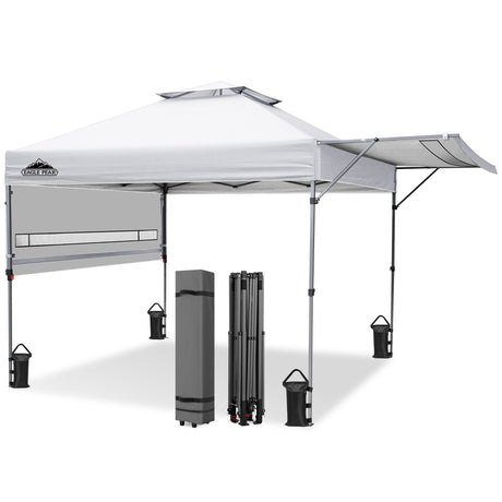 17x10 Pop up Gazebo Canopy Tent, Dual Awnings - Eagle Peak®