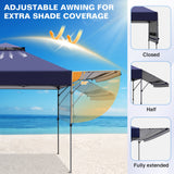 17x10 Pop up Gazebo Canopy Tent, Dual Awnings - Eagle Peak®