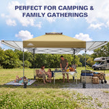 17x10 Pop up Gazebo Canopy Tent, Dual Awnings - Eagle Peak®