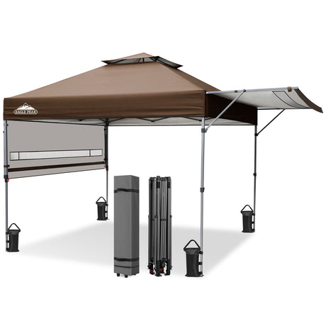 17x10 Pop up Gazebo Canopy Tent, Dual Awnings - Eagle Peak®