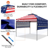 17x10 Pop up Gazebo Canopy Tent Outdoor Instant Canopy Shelter - Eagle Peak