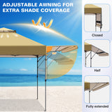 17x10 Pop up Gazebo Canopy Tent Outdoor Instant Canopy Shelter - Eagle Peak