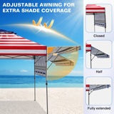 17x10 Pop up Gazebo Canopy Tent Outdoor Instant Canopy Shelter - Eagle Peak