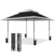 13x13 Straight Leg Pop Up Canopy Tent with 169 sqft of Shade