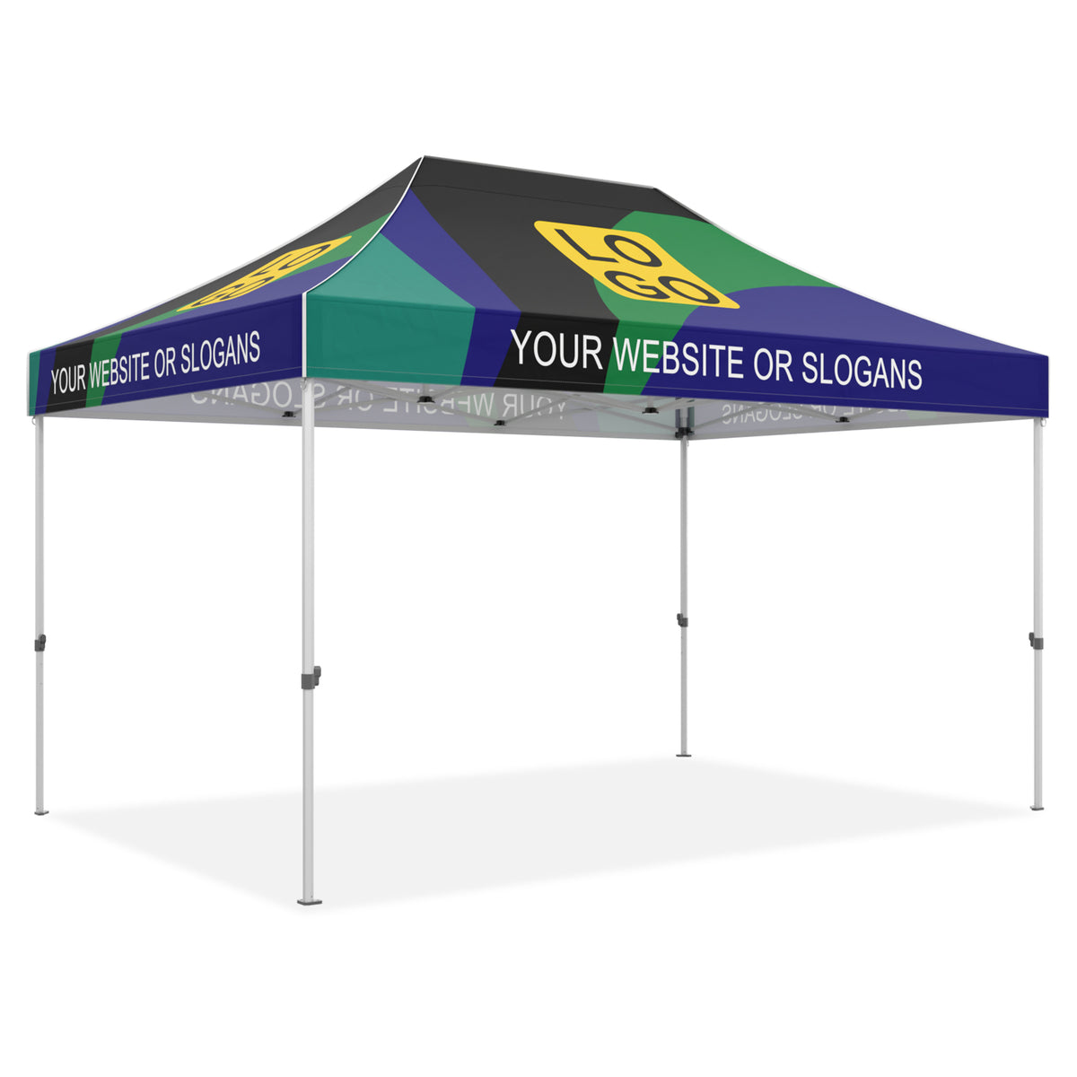 Custom Canopy Tent 10x15 with Logo, Custom Vendor Tent