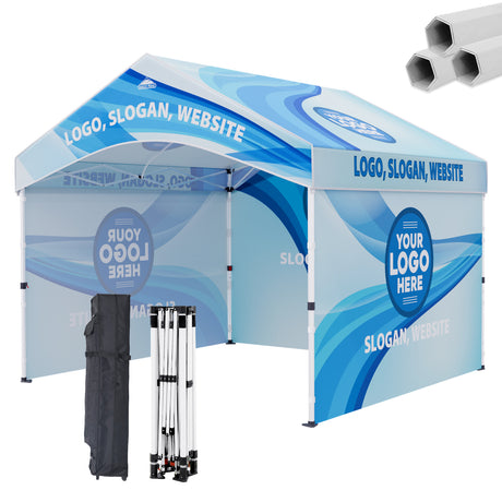 Alps Aluminum Frame Gable Roof Custom Canopy Tent 10x10