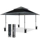 13x13 Straight Leg Pop Up Canopy Tent with 169 sqft of Shade