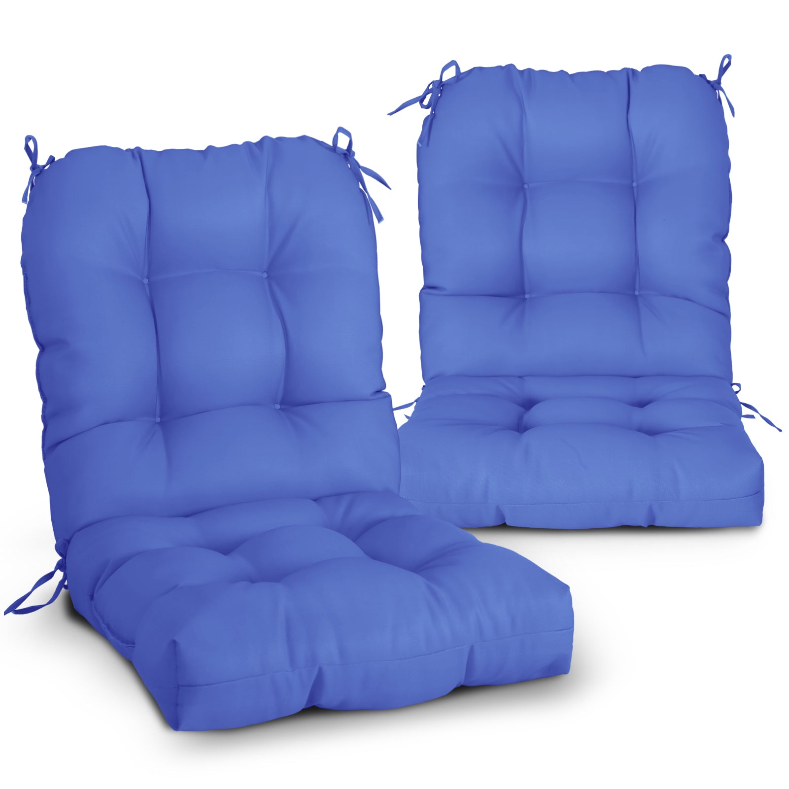 最終値下げ　 peak 椅子用クッション 2点セット Tufted Outdoor/Indoor Seat/Back Chair Cushion, 2 Pack, 42'' x 21