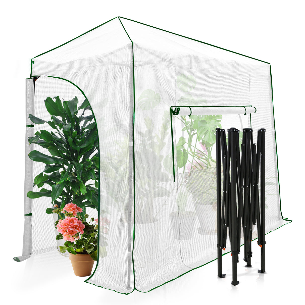 Easy Setup 10x5 Portable Lean to Pop Up Greenhouse