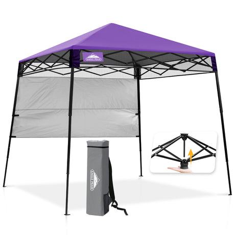 8X8 Pop Up Canopy Tent, Compact Backpack Canopy