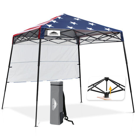8X8 Pop Up Canopy Tent, Compact Backpack Canopy