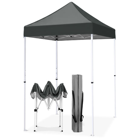 5x5 Pop Up Canopy Tent Instant Straight Leg  Outdoor Canopy Easy Set-up