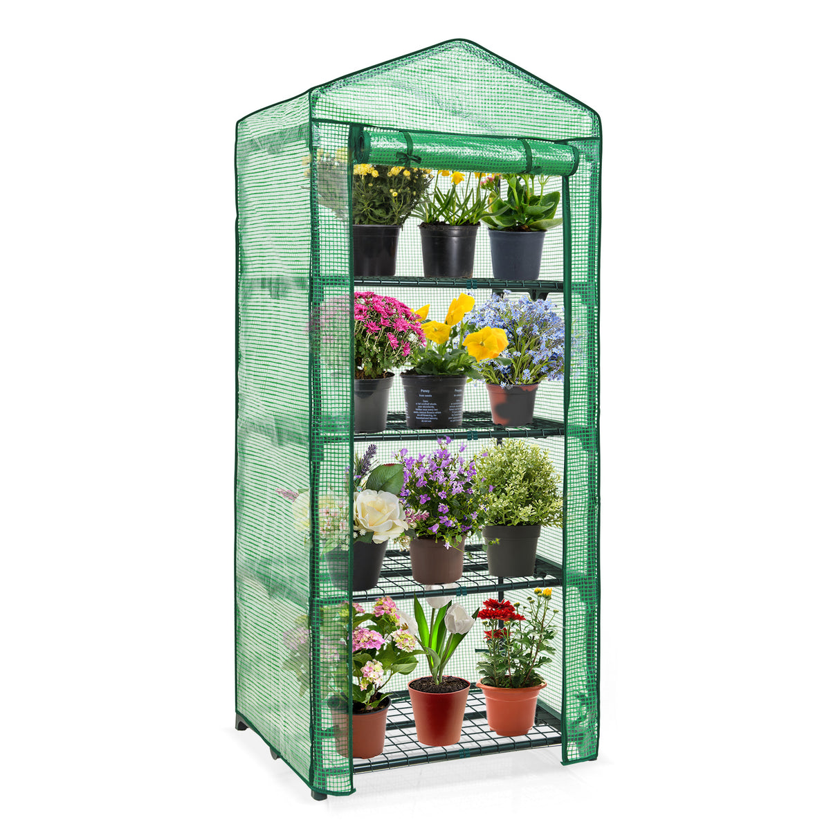 27.2"x19.3"x64.2" Mini Greenhouse with Wire Shelves