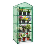 27.2"x19.3"x64.2" Mini Greenhouse with Wire Shelves