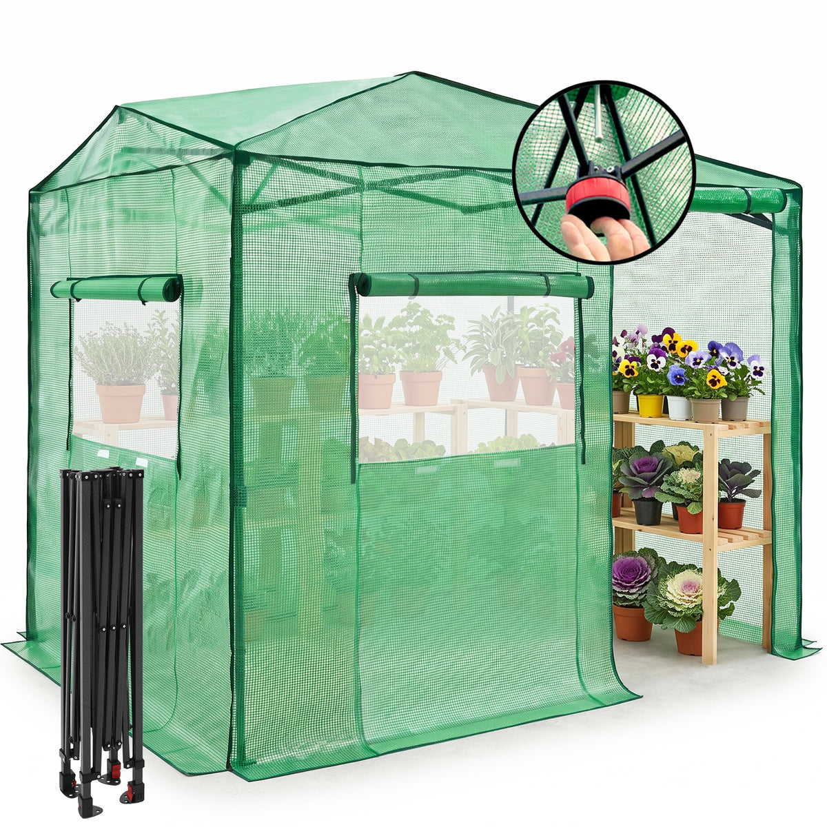 8x6 Easy Setup Pop Up Greenhouse