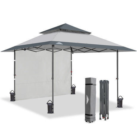 13x13 Pop Up Canopy Tent With Sidewall