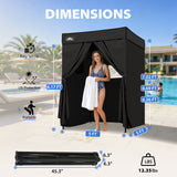 5x5 Pop Up Changing Tent, Flat Top Changing Room
