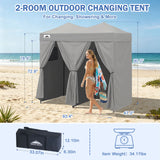Outdoor Pop Up Changing Room 8x4 ft