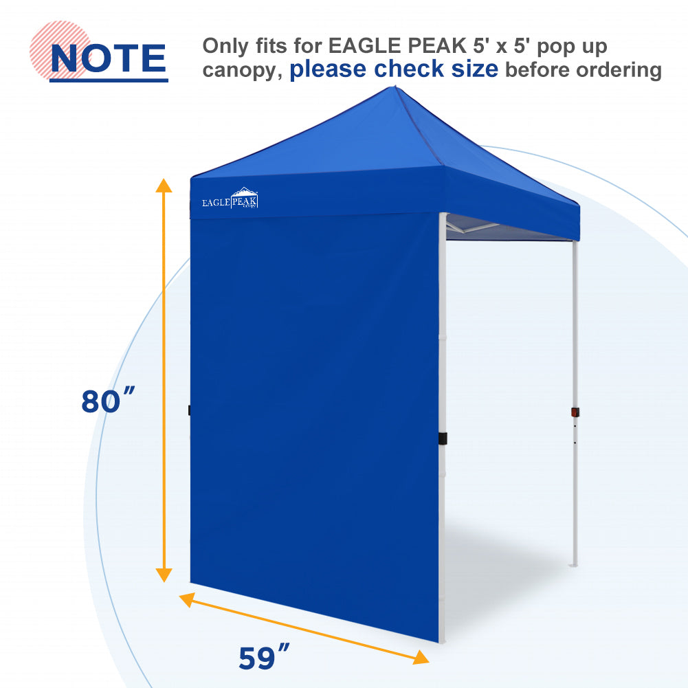 Sunwall / Sidewall for 5x5 ft Straight Leg Canopy only 1 Sidewall