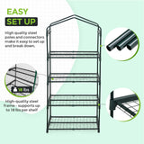 27.2"x19.3"x64.2" Mini Greenhouse with Wire Shelves - Eagle Peak Custom Canopy Tent