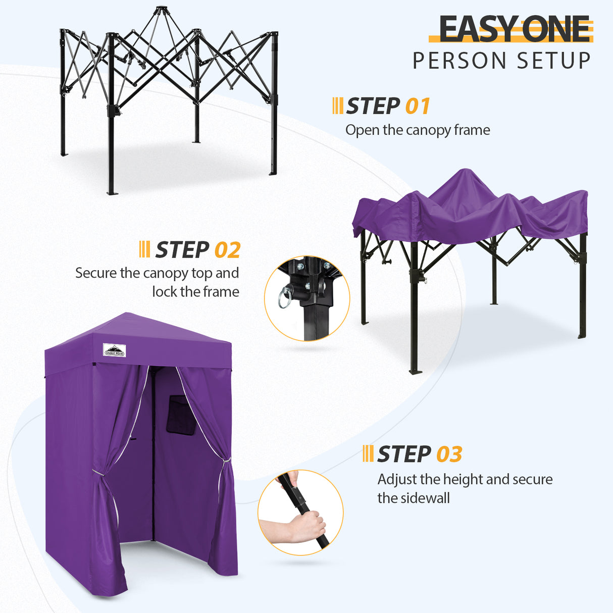 Flex Ultra Compact 4x4 Pop Up Changing Room Canopy