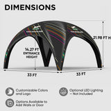 Custom Inflatable Event Tent with Logo,  Igloo Tent