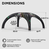 Custom Inflatable Event Tent with Logo, Spider Tent