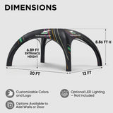 Custom Inflatable Event Tent with Logo, Spider Tent