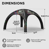 Custom Inflatable Event Tent with Logo, Spider Tent