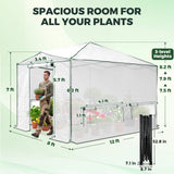 12x8 Easy Setup Pop Up Greenhouse, Support Pole