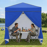 6x4 Instant Pop Up Canopy Tent  with 4 Side Wall Panels