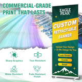Custom Retractable Banner Stand with Your Business Logo