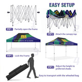 Custom Canopy Tent 10x15 with Logo, Custom Vendor Tent