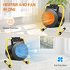 EAGLE PEAK Portable Electric Heater Fan 1500W, Outdoor Space Heater with Overheat Protection for Greenhouse, Garage, Workplace, Grow Tent and Room