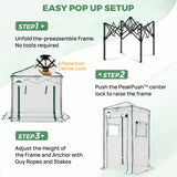 3x3 Easy Setup Small Pop Up Greenhouse - Eagle Peak®