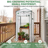 3x3 Easy Setup Small Pop Up Greenhouse - Eagle Peak®