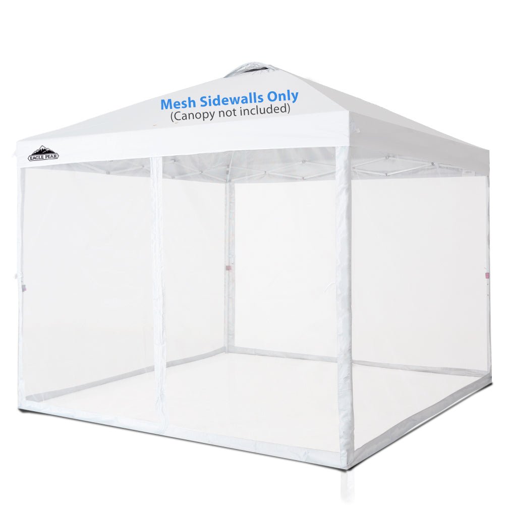 tent mesh 4 Mesh Sidewalls for EAGLE PEAK 10x10 Straight Leg Pop Up Canopy