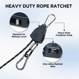 4 - Pack 1/8" Adjustable Rope Ratchet Tie Down Strap Set - Eagle Peak Custom Canopy Tent