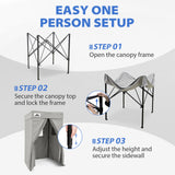 Flat Top 4x4 Pop-up Canopy Changing Room