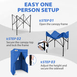 Flat Top 4x4 Pop-up Canopy Changing Room