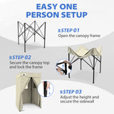 Flat Top 4x4 Pop-up Canopy Changing Room
