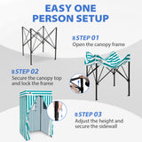 Flat Top 4x4 Pop-up Canopy Changing Room