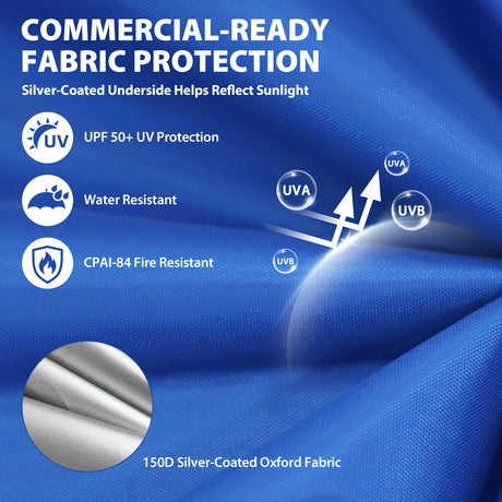 10x10 Pop Up Canopy Tent with Sidewalls & Storage