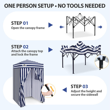 4x4 Pop Up Changing Tent, Portable Changing Room