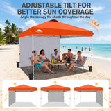 12x12 Pop Up Canopy Tent with 1 Sidewall