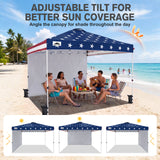 12x12 Pop Up Canopy Tent with 1 Sidewall